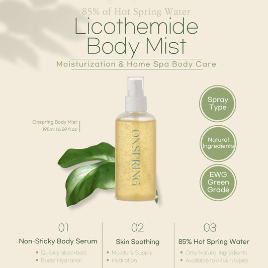 [Mist] Onspring Licothemide Body Mist | 195mL, 6.59fl.oz